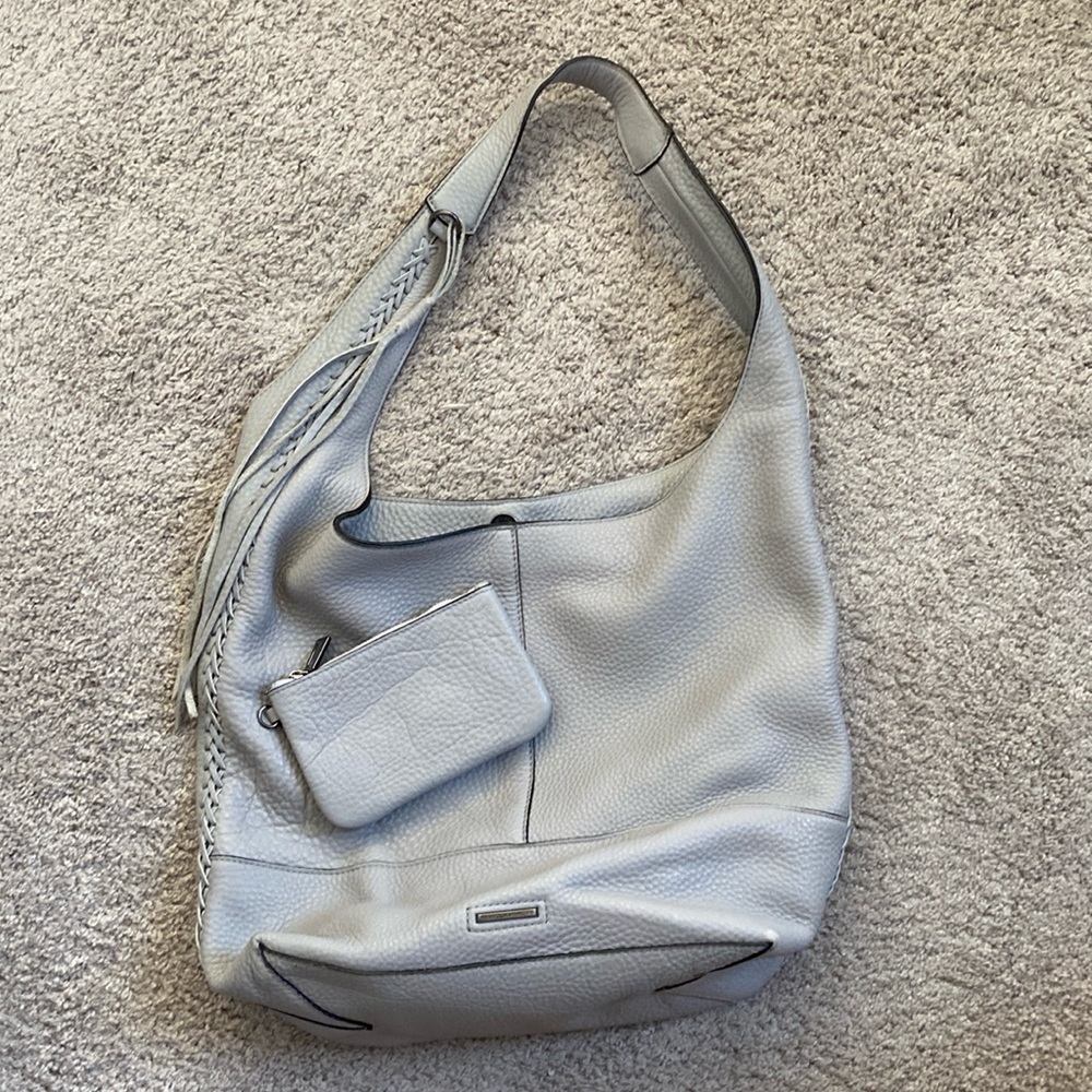 Rebecca Minkoff pebbled leather bucket bag